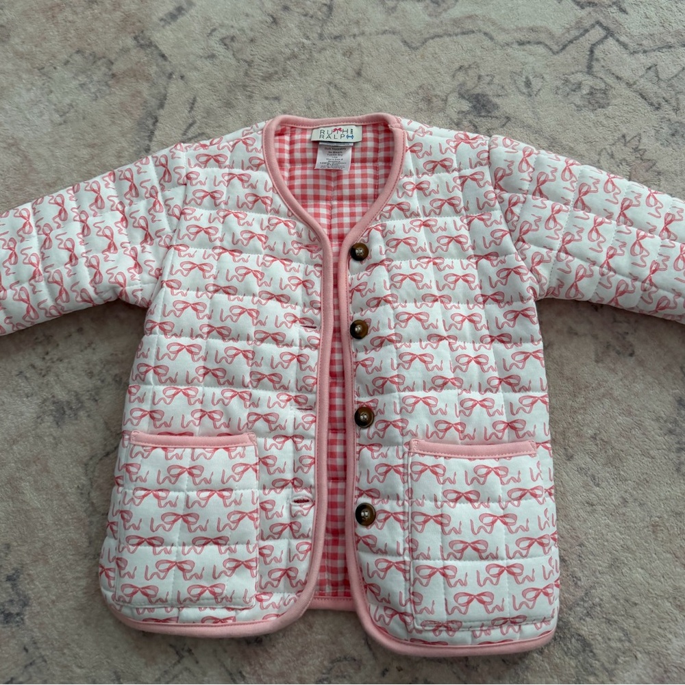 Quilted Ruth & Ralph Bow Jacket